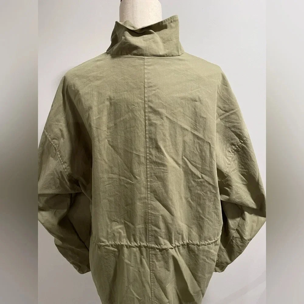 Oak + Fort oversized women's trench jacket, size large